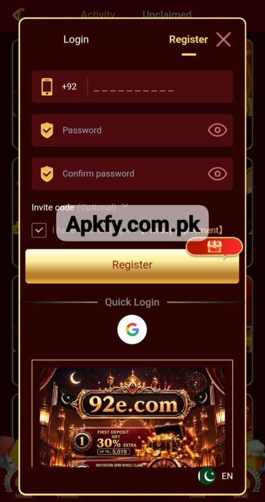 92e Real Earning Game 
