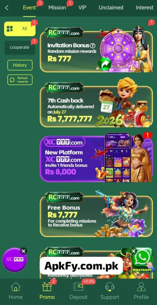 RC777 Game download app
