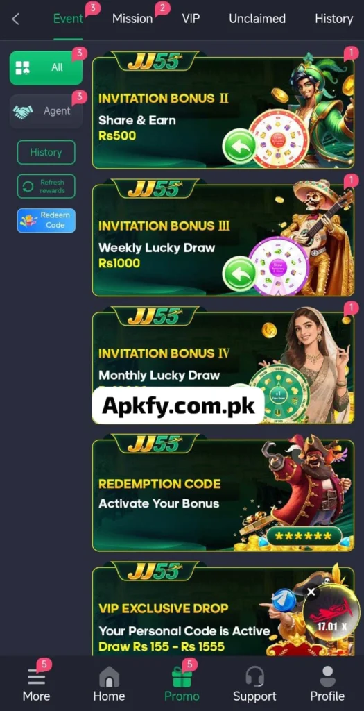 JJ55 game download apk
