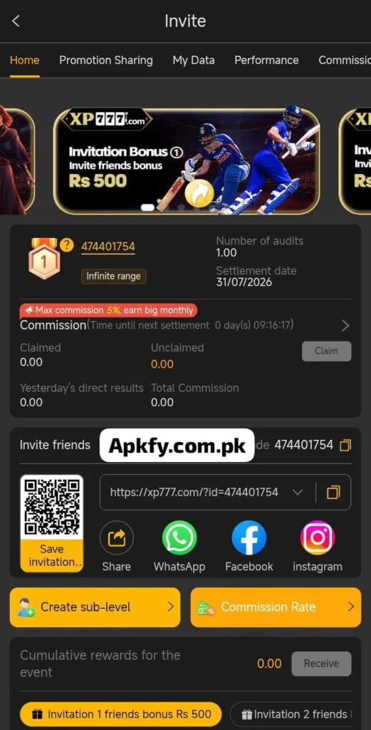 XP777 Game download app