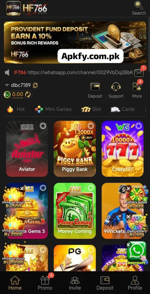 HF786 Game latest earning platform in 2026