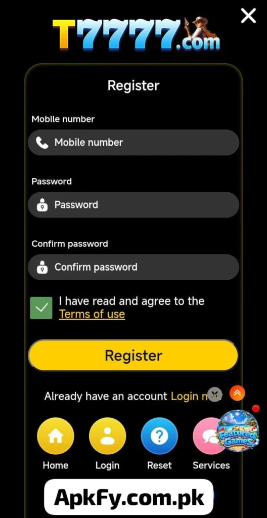 T7777 Game latest earning platform